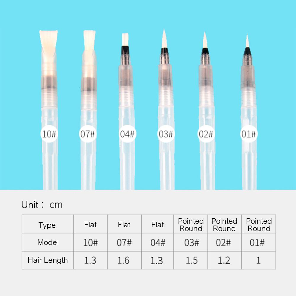 Wasserpinsel, Aquarellpinsel, Aquarellpinsel, Aquarellstift, Aquarellstift