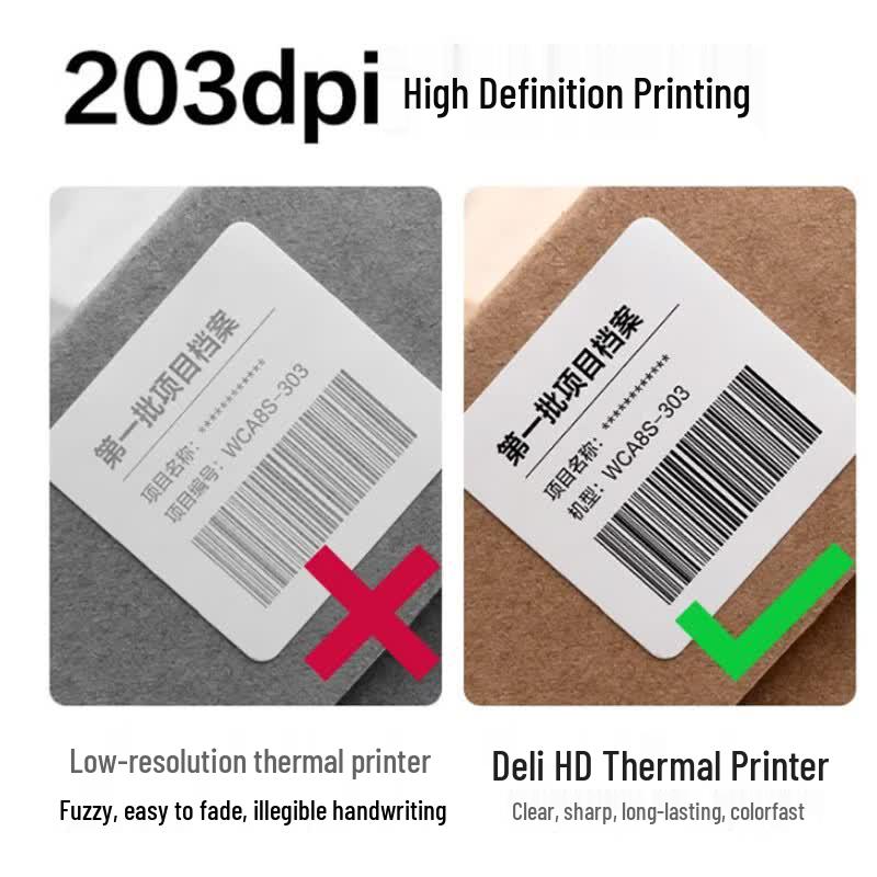 Deli GE330W Bluetooth Thermal Label Printer CN plug (adapter included)