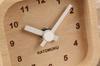 KATOMOKU muku mini clock Square white table clock wooden km-25WH 85×85×46mm