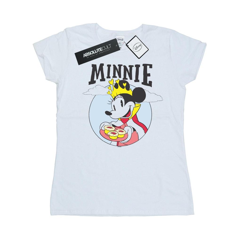 Disney Womens/Ladies Minnie Mouse Queen Cotton T-Shirt