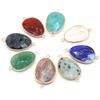 1Pc, Reiki Healing Crystal Connector, Energy Natural Stone Gemstone Pendant Connectors for Jewelry Making DIY Necklace Bracelet Accessories Crafts