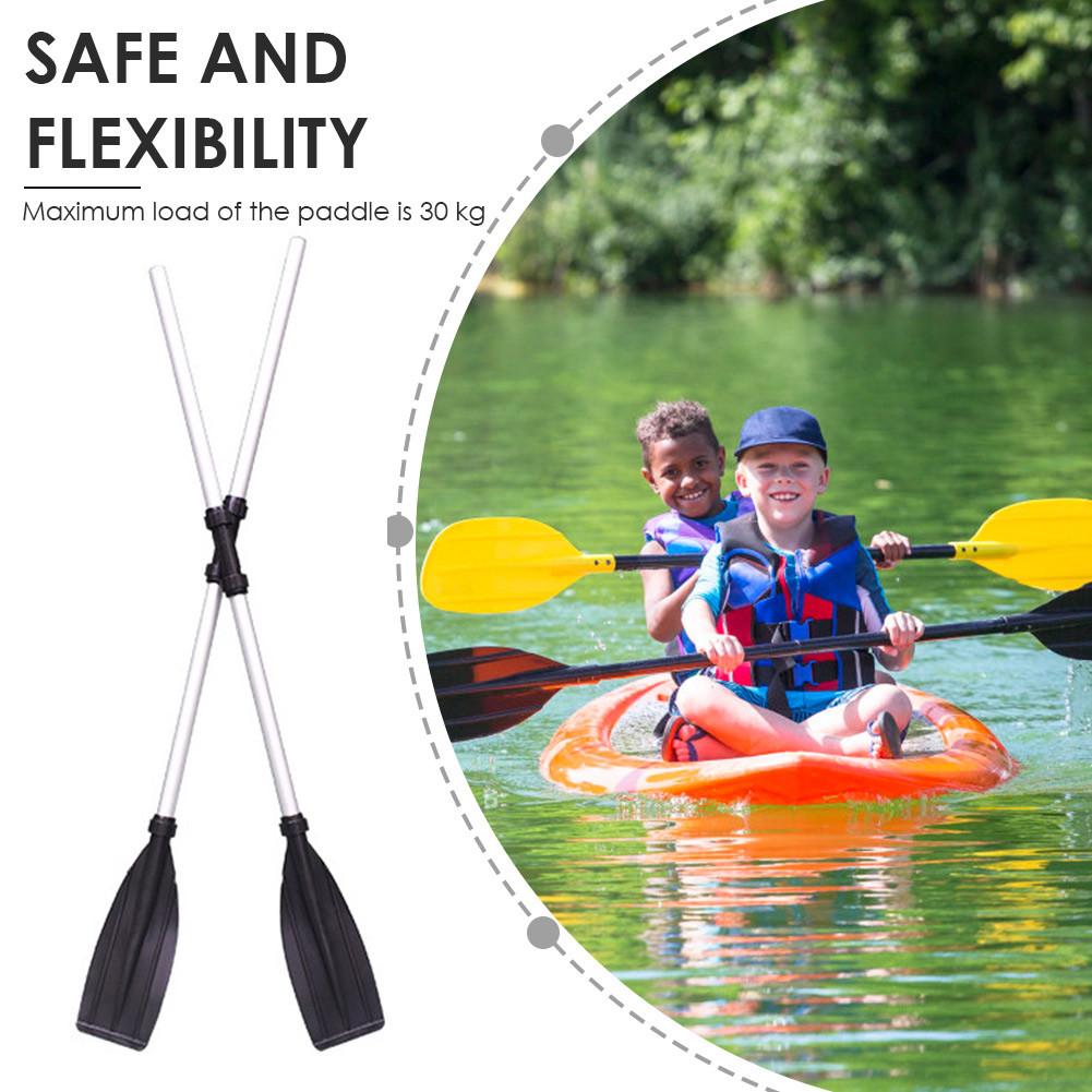 2 Stück Kajak Paddel Abnehmbar Aluminium Rafting Kanu Paddel Für Schlauchboot & Kajak