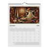 2025 Mushroom Ghost Decorative Calendar Thick Paper Organizing Planning Calendar Vintage Illustration Nature Inspired Art Paper