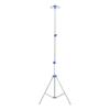 IV Pole Tripod Stand with 4 Hook Multifunctional Metal IV Pole Collapsible Stand IV Drip Bag Floor Stand for Travel Hospital 22mm