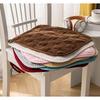 4 Pack Flannel Chair Cushion for Desk Chair Soft Plush Nonslip Seat Cushions Washable Kitchen Dining Chair Pads with Ties Office Car Sitting Chair