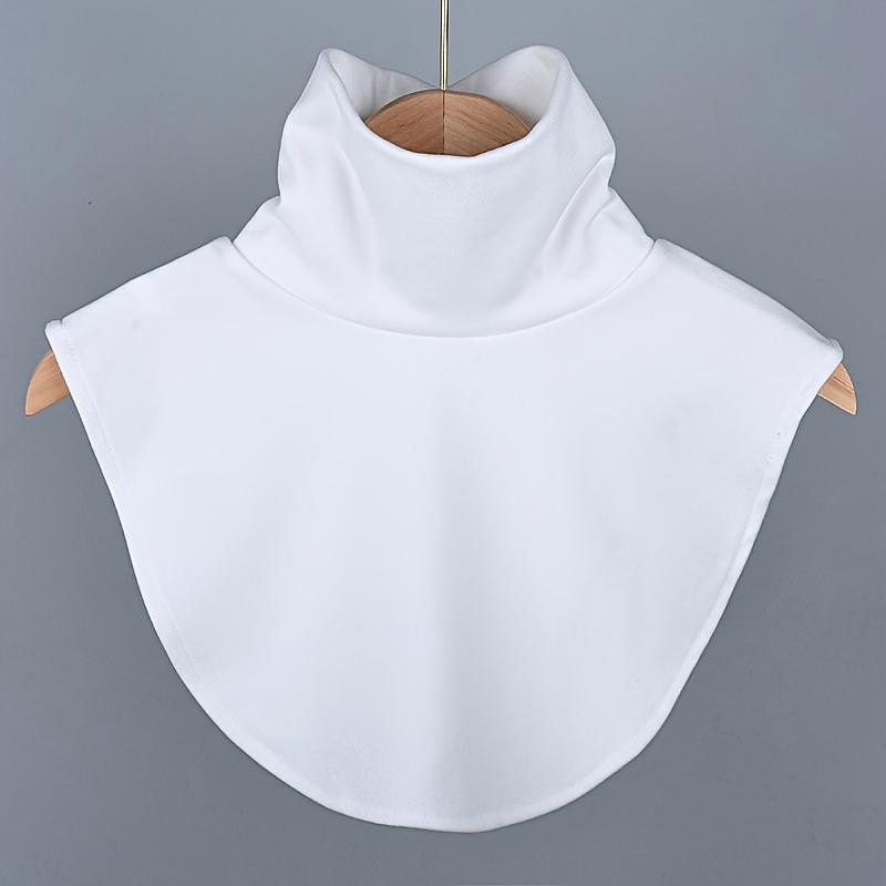 1PC Neck Protection Innerwear Fake Collar Soft High Collar Decorative Collar Scarf Cover Skin-friendly German Velvet Warm