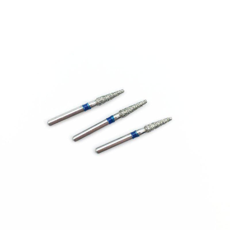 10 sztuk dentystyczne wiertła o dużej prędkości do polerowania preparacji zębów akcesoria do szybkich rękojeści TF-S23