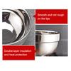 Stainless Steel Bowls Double-Wall Insulated Bowl Large Capacity Deep Mixing Bowl for Soup Cereal Salad Noodles Rice
