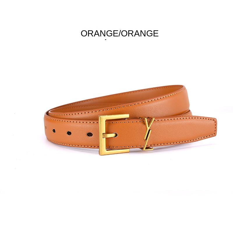 New Women's Belt Genuine Leather Gold Needle Buckle Versatile Jeans Fashion Decoration Designer Women's Belt