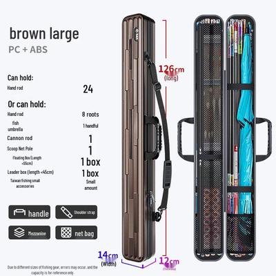 HANDUNYOU Hard Shell Fishing Rod Bag