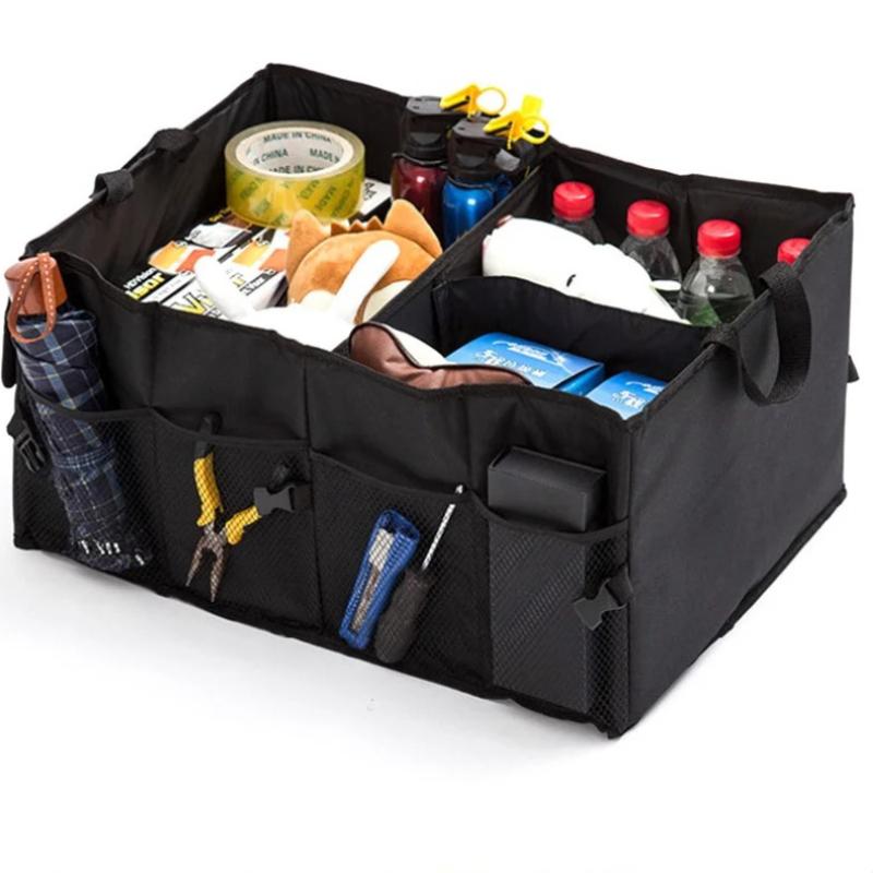 Environmentally Friendly Foldable Large Capacity Car Trunk Storage Box Wear-resistant And Waterproof Suitable For Car SUV Trunk
