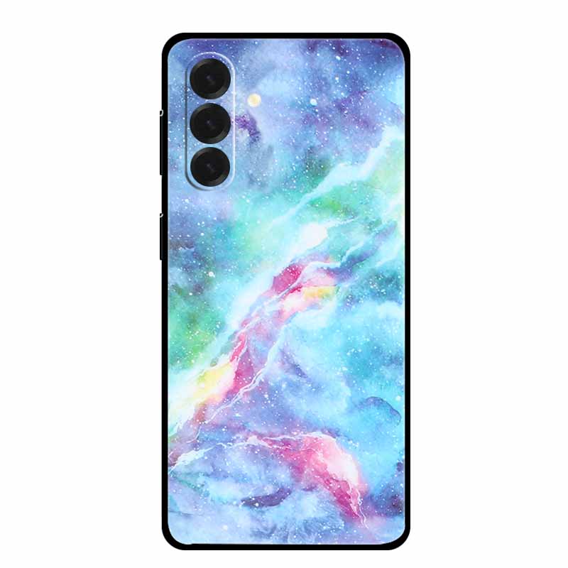 For Samsung Galaxy A17 Cases Marble Painted Black Silicone Back Cover Case for Galaxy A17 5G Protective Shell A17 Texture Bumper