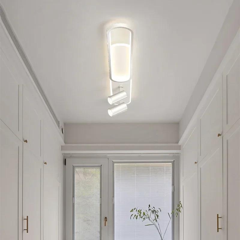 Nordic LED Ceiling Lamps For Living Room Corridor Cloakroom Ceiling Light With Spotlight Chandeliers Home Decor Lighting Fixture