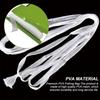 Pva Soluble Mesh Feeder Carp Fishing Lure Refill Rig Hook Bait Wrap Bag 500X18/25/37/44Mm Water Soluble Bait Thrower For Fishing