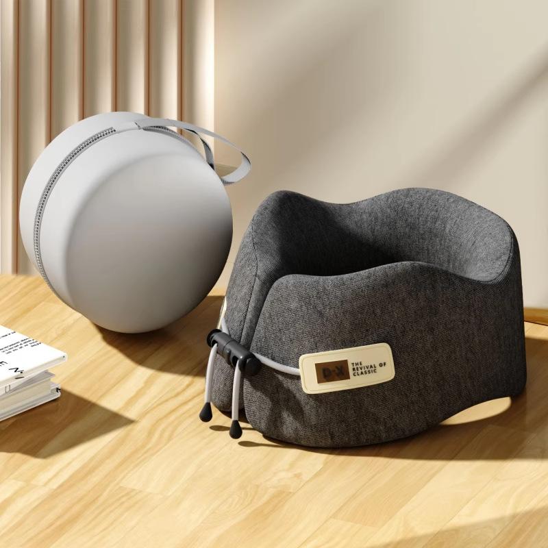 

U-shaped Pillow, Aircraft Neck Pillow, Special Travel Portable, Long-distance Car, High-speed Rail Protection Neck Pillow чёрный