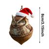 2D Acrylic Forest Animal Acorn Ornament Woodland Creature Christmas Ornaments Animals Hanging Decor For Home Party Decoration