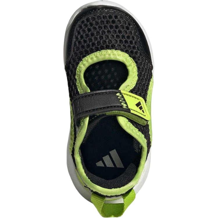 Adidas Summerflex Versatile Comfortable Rebound Low-Top Walking Shoes Baby Shoes Black Green IH1010