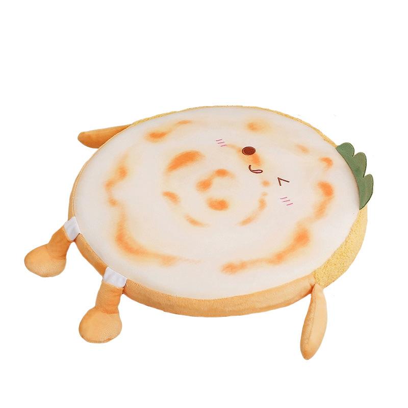Simulation Roujiamo Seat Cushion Autumn And Winter Thickened Memory Cotton Chair Cushion Office Warm Butt Cushion