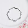 Funkelnde Steine Strass Armband Buntes Kristall Blatt Ranke Armband Hochzeits Schmuck