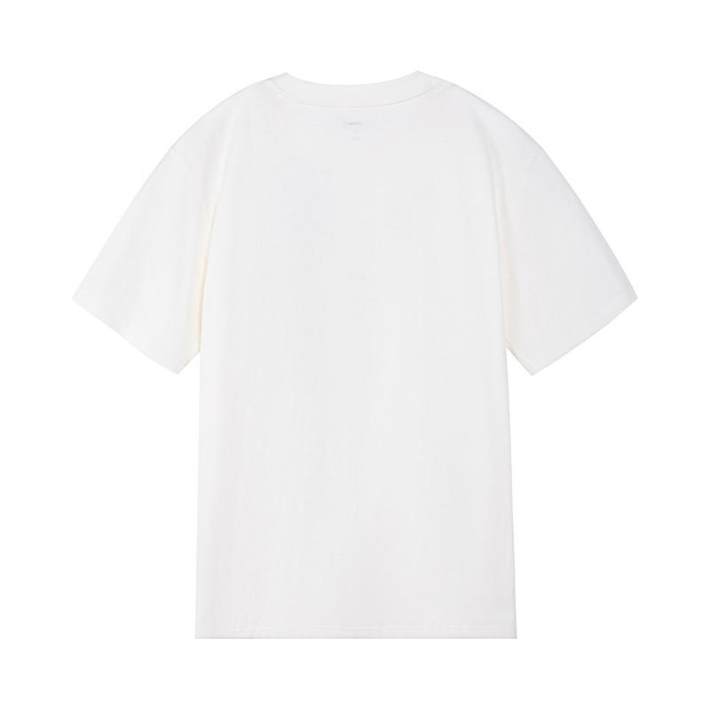 Li-Ning Versatile Breathable Comfortable Cultural Shirt And Simple Straight Pants Casual Sports Suit Unisex suit Off-White Black W867-1+B07-1