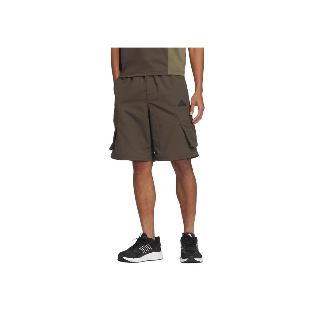 Adidas City Escape Cargo Track Pants Men Bottoms Dark-Olive-Green JI9818
