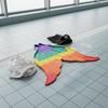 Professional Swimming Fins Mermaid Monofin Silicone Rubber Aquatic Gear Swim