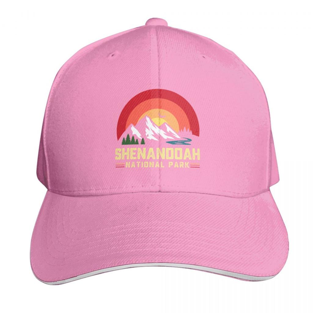 Shenandoah National Park Virginia Vintage Retro Sunset  Baseball Cap Snapback Cap Hood Hip Hop Thermal Visor Girl Unisexs