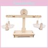 Wooden Diy Science Experiment Balance Scale Toy For Kids Stem Educational Handmade Kit