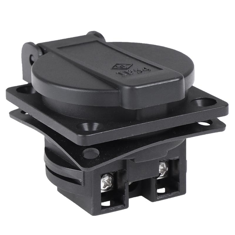 Waterproof Ac 250V German Standard Power Outlet Single Plug Wall Socket