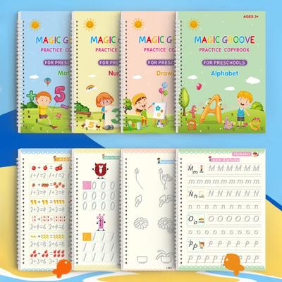 Quaderno a righe Bambini Matematica Libro di pratica di disegno Kit quaderno di calligrafia Numero
