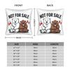 Milo J  Square Pillow Cases Musical Cushion Cover Creative Polyester Decor Pillowcover for Sofa 45x45cm