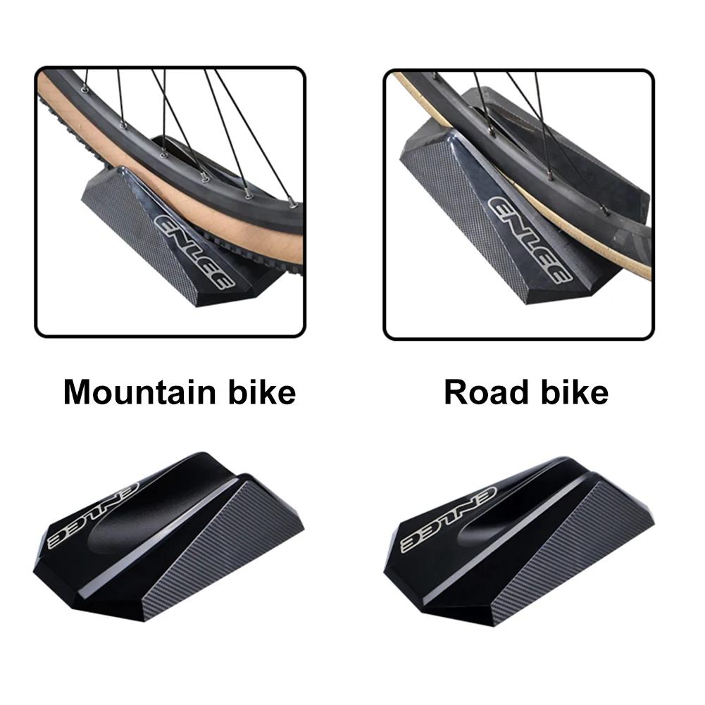 ENLEE Fiets Voorwiel Stabiliseer Standaard Mountain Racefiets Voorwiel Blok Ondersteuning Antislip Fietsband Houder Accessoires