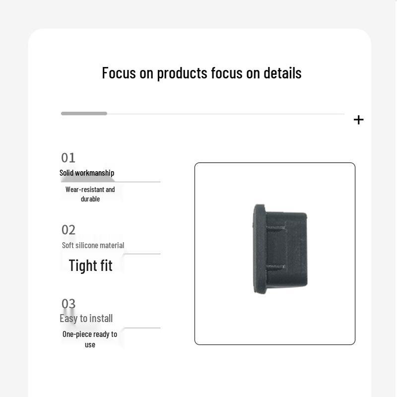 Weicher Silikon Typ-C Staubschutzstecker - Anti-Oxidations-Silikonabdeckung für Handy-Datenanschluss
