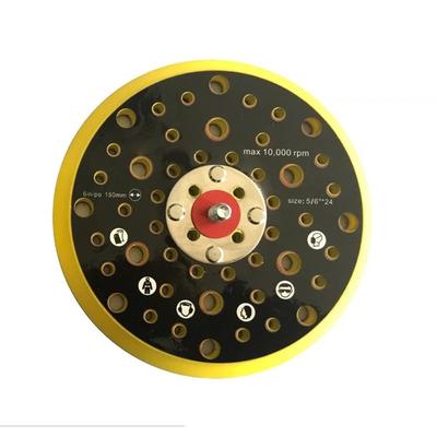 Power Tool-6 Inch 52 Holes Sander Backing Pad Hook&Loop Dust Free Sanding Disc for MIRKA