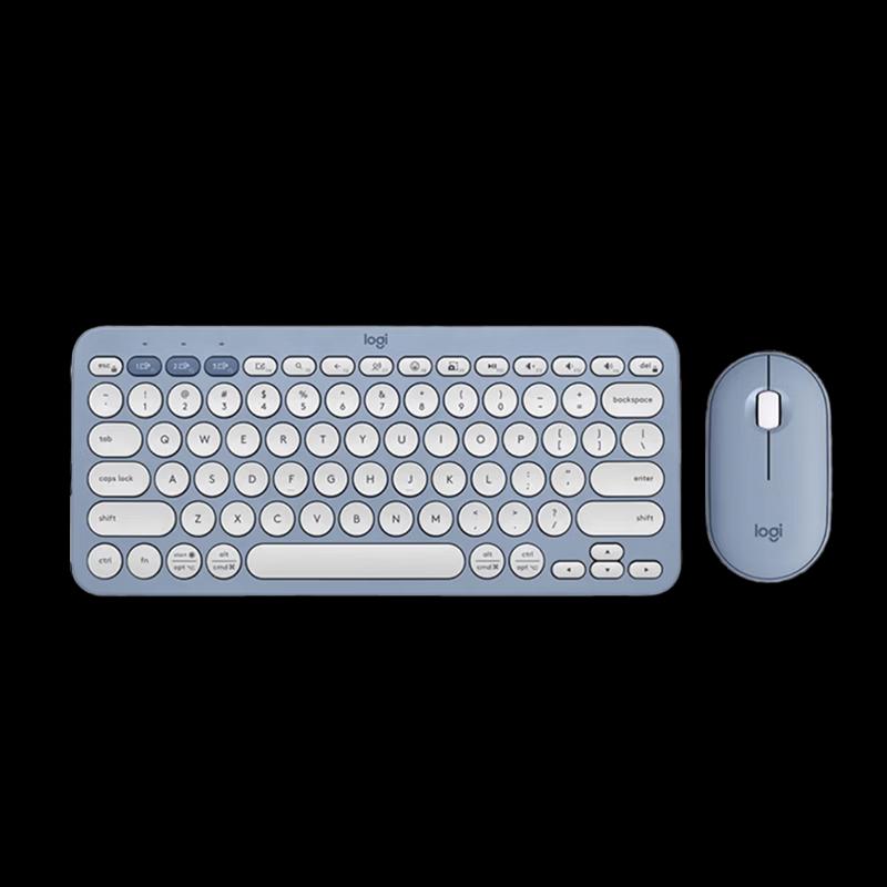 Logitech PEBBLE 2 COMBO Wireless Silent Keyboard Mouse Set