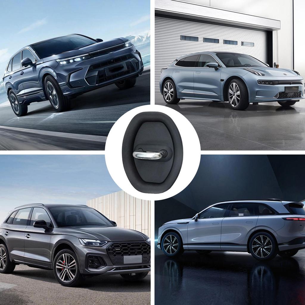 Car Door Lock Cover silicone door lock buckle protective covers Mute Buffering Cushion Car Styling Accessories Door Lock Decor