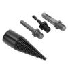 32MM Wood Splitting Drill Large and Small Hex Square Shank Extension Woodworking Tool