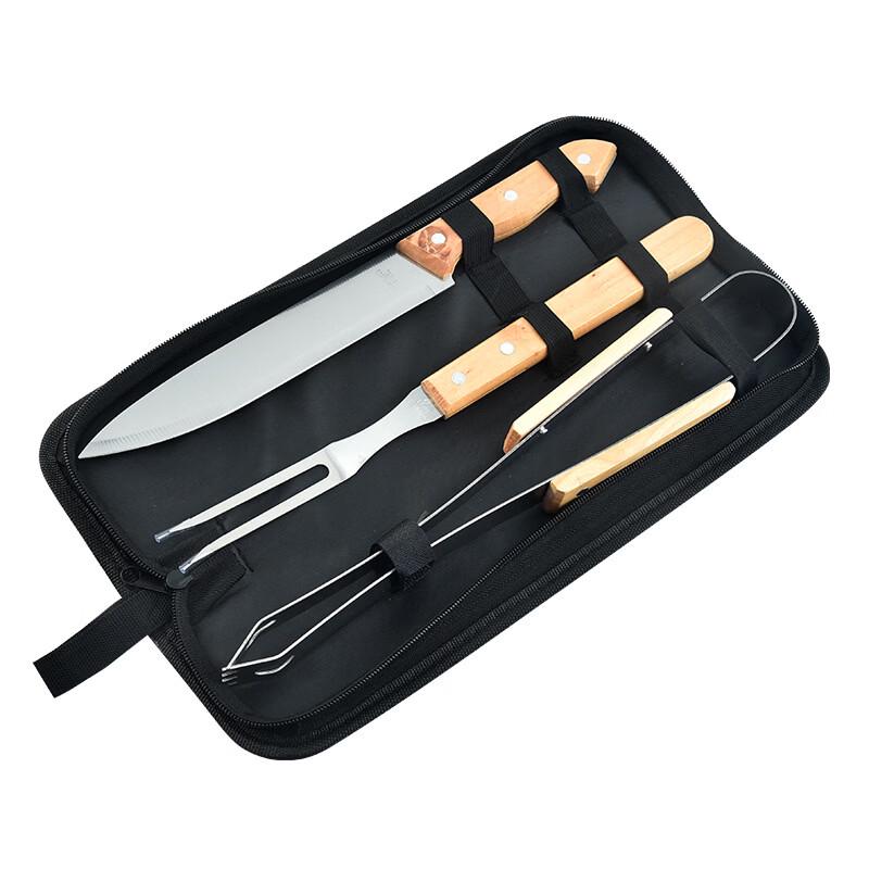

Zhishi Wood Handle Outdoor BBQ Tool Set