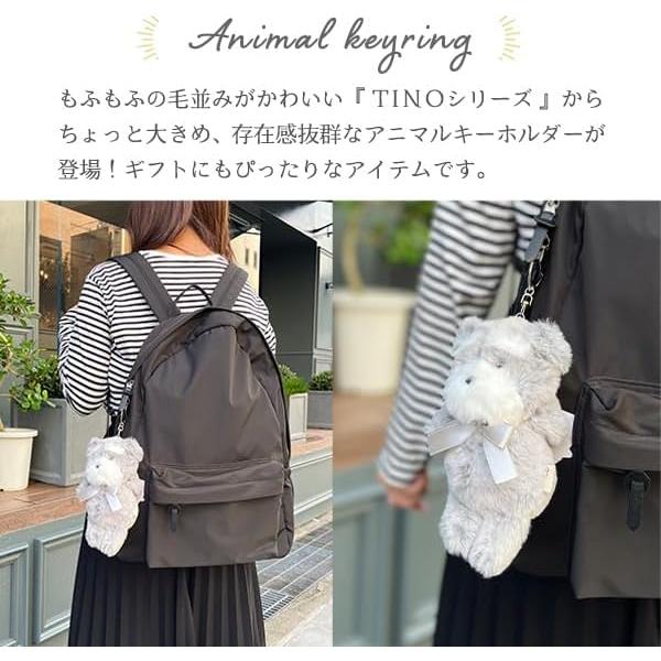 [Stream] Stream Market Keychain Plush Toy Cute Large Mascot Charm Keyring Stylish Fluffy Chick Animal TY039-J