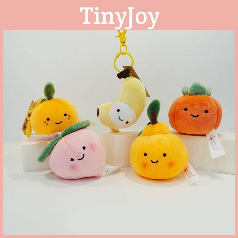 Charming Apple Plush Keychain With Short Plush For Youthful Backpack Accessories