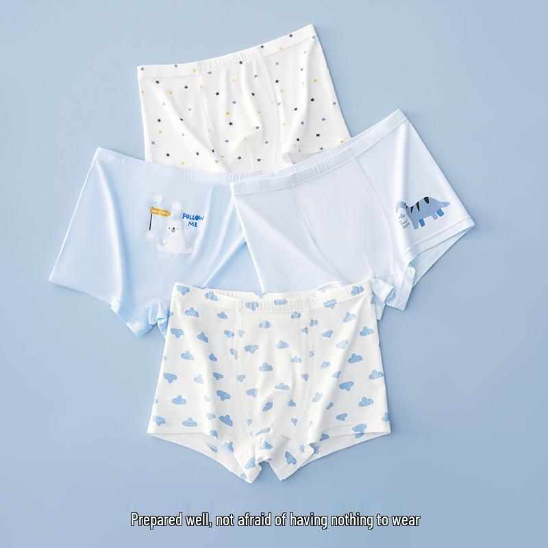 

New A-Grade Modal Boys Boxer Briefs - Antibacterial, Soft Cartoon Design for Older Children 150/3XL (Weight 58-73 Jin)