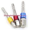 3-Piece Hex Socket Impact Wrench Adapter Set (1/2", 3/8", 1/4") for Electric Screwdriver