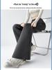 Spring Women's High-Waisted Micro-Flare Cotton Pants - Slimming, Floor-Length Bell Bottoms