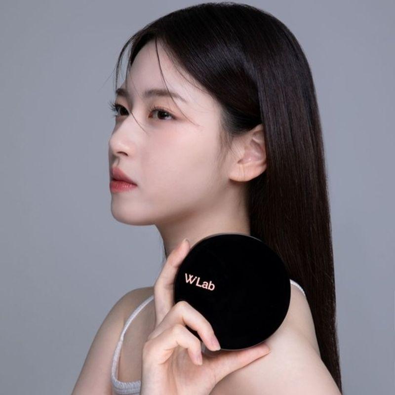 

Wlab [Подвійний Великий Розмір] Селфі Велике Покриття Кушон 02 Light beige + 4 large puffs