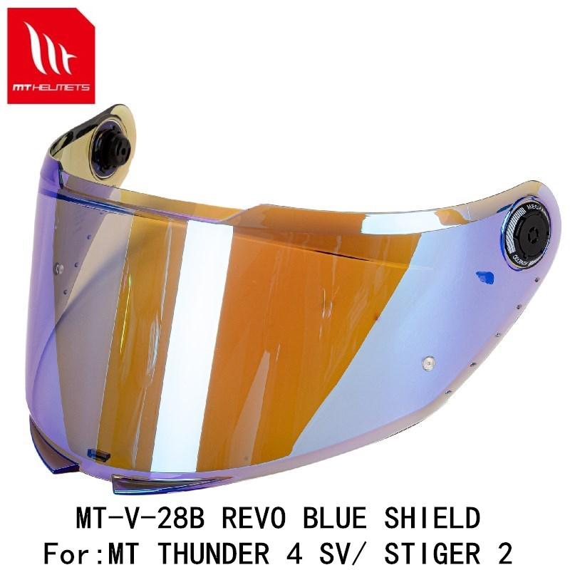 MT-V-28B Face Shield for THUNDER 4 SV Helmet STINGER 2 Helmet Original MT Helmet Replacement Helmet Glass