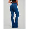 Women's Pant High Waist Slimming Stretch Shaping Flared Jeans
