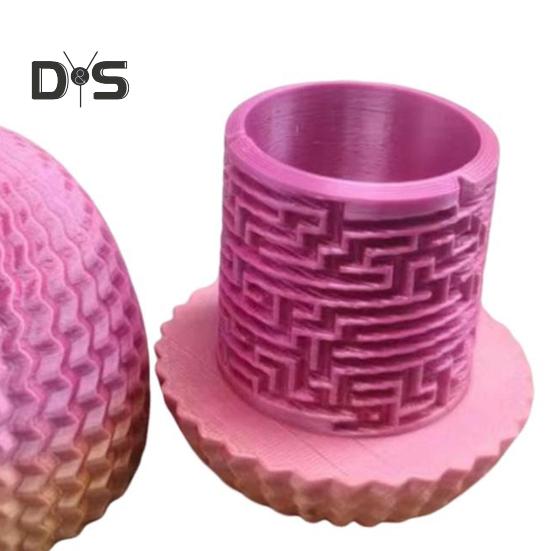 3D Printed Maze Egg Puzzle Box Brain Teaser Maze Egg Storage Box Dragon Egg Fidget Toy for Kids Adults Home Office Desk