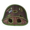 Gjemsel mus Katteleke 9 hull Interaktiv Pet Cat Teaser Trening med Bell Ball Folding