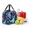 Dragon Red Moon Pattern Insulated Lunch Bag for Kids School Cooler Thermal Food Box Tote Leakproof Lunch Boxes Container