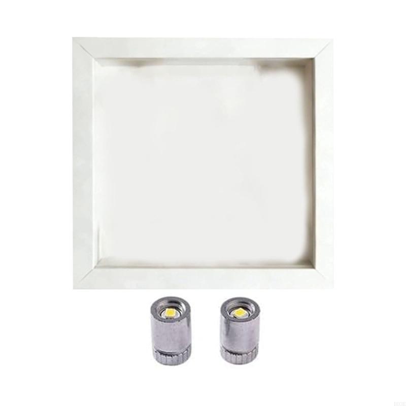 DIY Mini Museums Silhouettes Box,Shadows Box Frame Display Case,Personalize Photo Shadows Box Display with Figurine B03E